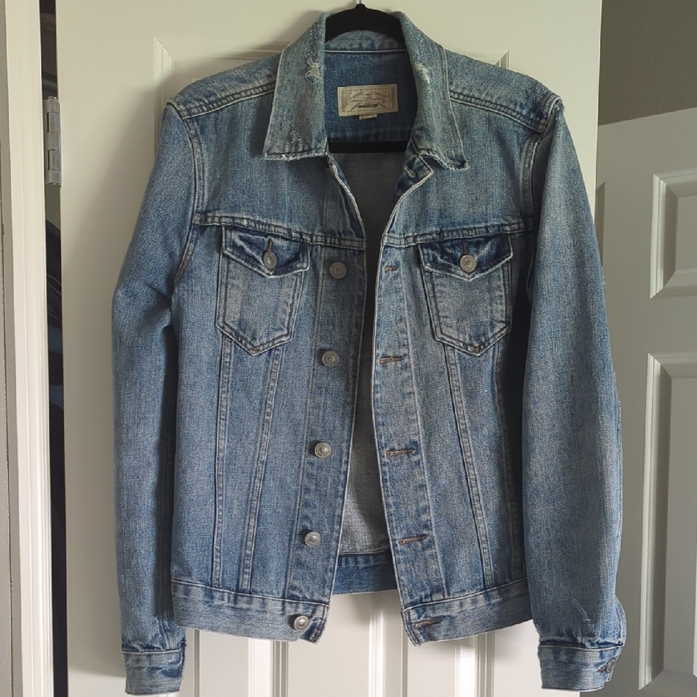 All Saints Blue Lightweight Shirt Jacket